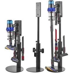 VEVOR 130cm Staubsaugerständer Dyson Multi-Modelle Aufbewahrungshalter 3 Clips
