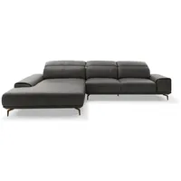 Musterring Ecksofa MR 2490 Leder Anthracite 207 x 342 cm