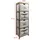 Mobili Rebecca Nachtschrank Rebecca 24 x 97 x 30 cm Braun/Weiß
