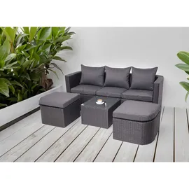 MCW Lounge-Set, anthrazit, Kissen dunkelgrau