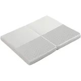 Faltmatratze 140×200 Cm, Matratze Aus Schaumstoff Für Doppelbett Mit Abnehmbarem Bezug, Antirutsch Und Faltung 140×100, Ohne Matratze