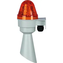 Testboy Kleinhupe mit Trichter, gelbe Linse, grau 230 VAC