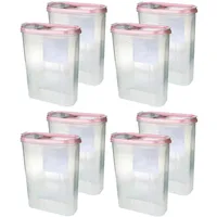 BestLivings Frischhaltebox Schüttdose 2,8 Liter 8er Pack / Altrose
