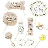 10 Hey Baby Babyparty Foto Requisiten