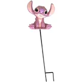 Disney Gartenstecker Angel 37 cm Pink