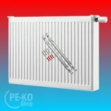 Buderus Flachheizkörper Typ 22 600 x 1200 mm 1037 W weiß Seitenventil