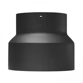 raik Ofenrohr Reduzierung Stahl 130 mm - 120 mm 150 mm schwarz
