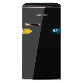 Cecotec Bolero Coolmarket TT Origin 95 Mini-Retro-Kühlschrank 95 l 893 mm hoch Schwarz