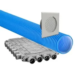 Dimplex 372570 Paket Kunststoff-Flex Zuluft/Abluft bis 240 m2 DFP ZA 240 DFPZA240