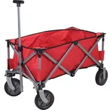 PROGARDEN Bollerwagen faltbar rot