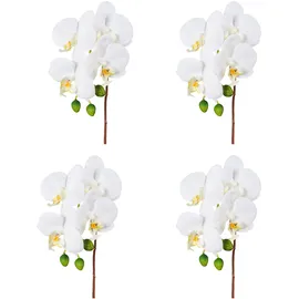 Creativ green Kunstorchidee CREATIV GREEN "Orchidee Phalaenopsis", weiß, H:44cm, Kunstpflanzen, mit real-touch-Blüten