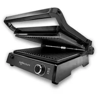 Safecourt Sandwichmaker 3 in 1 Kontaktgrill abnehmbare Platten - Sandwichtoaster [XXL Grillfläche & BPA-frei] - Sandwich- & Paninitoaster schnelle Zubereitung, spülmaschinenfest - Panini Grill schwarz