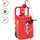 MSW Mobile Tankstelle 120 l Stahl rot mit Räder