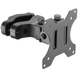 Maclean Brackets Maclean MC-983 Pfostenhalterung für Bildschirme 17-32' Monitorhalterung bis 8kg Pfosten-/Rohrdurch (Wand, 32.01"), Monitor Halterung, Schwarz