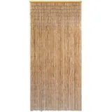 vidaXL Insektenschutz Türvorhang Bambus 90 x 200 cm Braun
