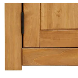 CARO-Möbel Kleiderschrank Cancun 118 x 175 x 0 cm Braun
