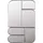 ZUIVER Glamour Spiegel 70 x 45 cm Beige