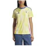 Adidas Juventus 24/25 Weg Damen T-shirt Mit Kurzen Ärmeln - Pure Sulfur - S