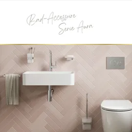 Lenz Handtuchhaken Aura Silber