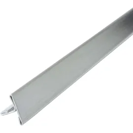 Dalsys Fliesenschiene T-Profil 2,5m x 15mm, Edelstahl, Gebürstet