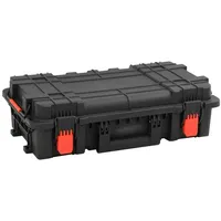vidaXL Kameratasche Koffer für Flugreise Tragbar Schwarz 56,5x34x16 cm PP schwarz