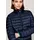 Tommy Hilfiger Steppjacke TOMMY HILFIGER "LW PADDED GLOBAL STRIPE JACKET", Damen, Gr. XXXL(46), blau (desert_sky), Web, Obermaterial: 100% Polyester, unifarben, Basic normal, elastischer Bund, Jacken Steppjacke, sportive Kapuze mit Global Stripe, Topseller