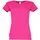 FRUIT OF THE LOOM Ladies Iconic T-Shirt Fuchsia L