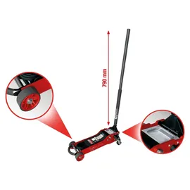 KS Tools Wagenheber Aluminium 2 t grau