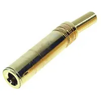 TRU Components 1559777 Klinken-Steckverbinder 6.35 mm Kupplung, gerade Polzahl: