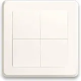 Shelly BLU Wall Switch 4 Stand Alone 1 St. Weiß