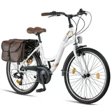 licorne bike gmbh Stella Plus 26 Zoll RH 0 cm Unisex weiß