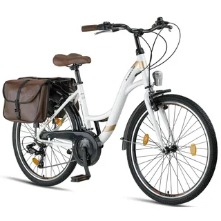 licorne bike gmbh Stella Plus 26 Zoll RH 0 cm Unisex weiß