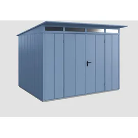Hörmann Elegant-P Gerätehaus 3,03 x 2,38 m Taubenblau