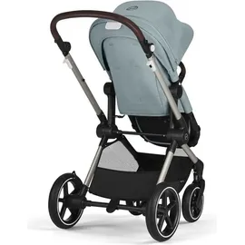 Cybex EOS Lux Kinderwagen 2-in-1, Reisesystem, Ab Geburt bis 22 kg (ca. 4 Jahre), Stormy Blue