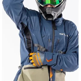 Scott Superlight Motorrad Textiljacke, schwarz, Short M - Schwarz