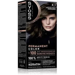 Syoss Permanent Color Permanent-Haarfarbe Farbton 4_1 Medium Brown 1 St.