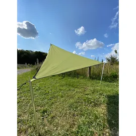 Bent Sonnensegel TC-Zip-Canvas Single aus Baumwoll-Mischgewebe Moos
