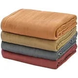 Momcozy Musselin Wickeltuch 4 Pack einfarbig