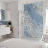 Schulte Duschrückwand Blau