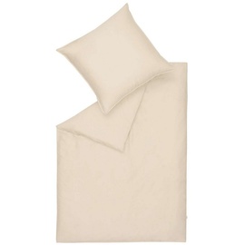 Esprit Washed Cotton" Bettwäsche-Set aus Renforce - beige - 200x200 / 2x80x80 cm
