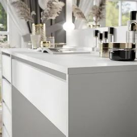 lookway SCHMINKTISCH MADA mit Spiegel Weiß / Weiß