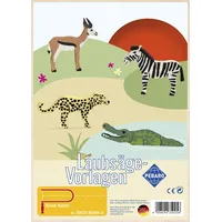 Peter Bausch GmbH & Co. KG PEBARO 350/2S - Laubsägevorlage Wildlife II, 1 Platte, Größe DIN A4