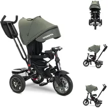 Lorelli Tricycle Speedy, Luftreifen, Musik, Licht, Schubstange grün