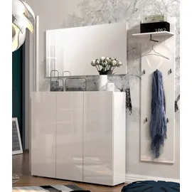 INOSIGN Garderobenspiegel INOSIGN "MISTER, Wandspiegel, Dielenspiegel, Flurspiegel", weiß, B:120cm H:65cm T:2cm, Spiegel, Garderobenspiegel, Breite 120 cm - Höhe 65 cm, Made in Italy, ganzflächige Spiegelfläche