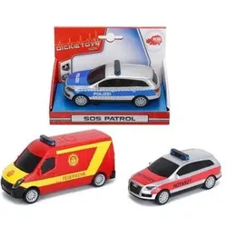 DICKIE TOYS 203712005 SOS Patrol, 3-fach sortiert