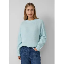 s.Oliver Strickpullover Relaxed Fit Blau 46