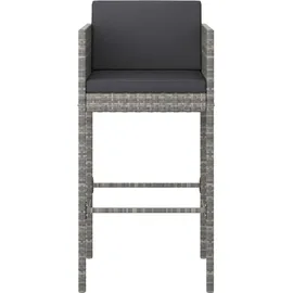 vidaXL Gartenbar-Set 5-tlg. Grau