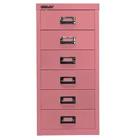 BISLEY MultiDrawer Schubladenschrank 27,9 x 38 x 59 cm pink