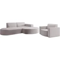 Fun Möbel SOFASET Palma Ecksofa Sessel Ascot