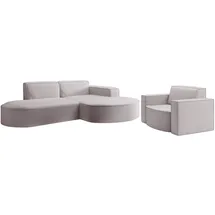 Fun Möbel SOFASET Palma Ecksofa Sessel Ascot